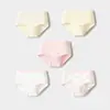 Balabala Ropa Interior de Algodón Tipo a Calzoncillos tipo boxer para Niñas para Bebés y Niños Mayores, Calzones de Cuatro Esquinas, Paquete de Cinco, Estilo Delgado de Verano