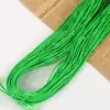 Banda elástica redonda de 0.8-2.0 mm, cordón elástico de látex colorido para joyería, manualidades hechas a mano y pulseras
