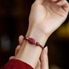 Pulsera de arena de oro púrpura de bajo contenido al por mayor este año con cuerda trenzada de ocho santos patronos 12 hombres y mujeres del zodíaco