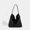 Bolso Vintage de Gran Capacidad Bolso Tote Esmerilado 2024 Nuevo Estilo Lazy Bolso de Cuero Vacuno Bolso Balde para Mujer Bolso de Hombro