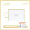 Bolsa de Archivo de Malla Clasificada A4, Bolsa de Malla de Doble Capa, Bolsa de Almacenamiento por Materia para Estudiantes, Bolsa con Cierre, Logo Personalizado