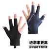Guantes de Billar Tres Dedos Fugas Nuevo Estilo Guantes de Billar Juego Especial Snooker Ligeros Transpirables Alta Elasticidad Antideslizantes Pantalla Táctil