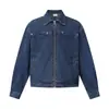 Yidao Vintage 2026 Otoño Nuevo Estilo Retro Americano Gama Alta Maduro Corte Holgado Versátil Chaqueta de Mezclilla Lavada