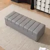 Organizador de Almacenamiento de Teclas de Piano Estilo Red Social Taburete Sofá de Cuero Tienda de Ropa Taburete para Cambiar Zapatos Dormitorio Taburete al Pie de la Cama Tapizado Lujo Ligero Moderno