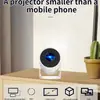 Mini Proyector Portátil HD Oficina en Casa Proyección de Pantalla Inalámbrica Proyector de Teléfono Móvil Pequeño Proyector LED