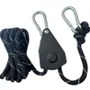 Equipamentos e Artigos para Atividades ao Ar Livre: Polias, Cordas de Vento para Lona de Camping, Cordas de Barraca de Camping, Grampos de Corda à Prova de Vento, Cordas Ajustáveis para Pendurar Iluminação
