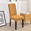Funda de silla de comedor de tela elástica funda de silla conjoined universal simple funda de taburete funda de respaldo de silla de hotel venta al por mayor