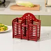 Venda Direta de Fábrica Suporte de Hashi de Parede Doméstico de Cozinha Suporte de Hashi de 3 Compartimentos Escorredor Cesta de Hashi Tubo de Hashi