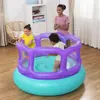 Castillo Inflable Trampolín para Niños Personalizado Transfronterizo con Valla Juguete Castillo Trampolín Inflable de PVC