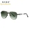 Nuevas Gafas de Sol de Aviador para Hombre, Gafas Retro de Metal de Moda, Gafas de Sol Versátiles Casuales 2022