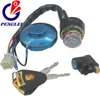 Interruptor de ignição de três rodas para moto ciclomotor Jincheng AX100 trava tripla trava de porta elétrica de 10 fios trava de guidão tampa do tanque de combustível