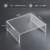 Suporte de Exibição Acrílico em Forma de U Suporte de Mesa Transparente para Figura Caixa Surpresa Bolsa Rack de Armazenamento de Amostras