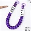Pulseira Colorida de Dopamina Corda Chaveiro de Câmera Cordão Anti-Perda para Celular Bolsa para Garrafa de Água Tira Curta de Celular Trançada