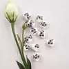 Calcomanía de Corazón de Melocotón Cuentas de Cerámica con Perlas Cuentas de Cerámica Estilo Chino Accesorios Hechos a Mano para DIY Pulsera Accesorios para Collar Material