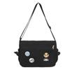 Bolsa Transversal Casual Estilo Coreano Estilo Workwear para Homens, Grande Capacidade, Moderna, Versátil, Esportes Deslocamento, Bolsa de Ombro Portátil para Estudante Universitário