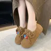 Zapatos Planos Birkenstock Más Vendidos para Mujer 2026 Nuevo Otoño Versátiles Casuales Zapatos Individuales Mocasines Retro de Suela Suave para Mujer