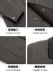Nueva Chaqueta de Lana Doble Faz para Hombre 2026 con Cuello de Solapa, Bolsillos Grandes de Parche, Forro de Plumas Desmontable, Estilo Corto para Otoño e Invierno