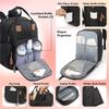 Mochila de trailer transfronteiriça bolsa de bebê leve fabricantes processamento bolsa de fraldas multiuso de grande capacidade mochila de viagem