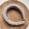 Outono e Inverno Elegante Novo/Sensação de Pelúcia Fofo Aro de Cabelo de Coelho Elegante Doce Celebridade da Internet Versátil Carimbo de Cabelo Acessórios de Cabelo para Mulheres