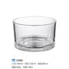 Taza de Vidrio para Velas de Fábrica Portavelas de Aromaterapia Taza para Dormitorio DIY Casero Vaso Vacío de Vidrio para Aromaterapia con Tapa Taza para Fragancia