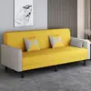 Sofá de tela para apartamentos pequeños, sofá cama plegable, sofá cama multifuncional de doble propósito para sala de estar para apartamentos de alquiler