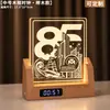 Lámparas de noche acrílicas personalizadas, regalos de aniversario corporativo, recuerdos y marcos de fotos de madera creativos