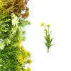 Decoración de Hojas de Margarita Transfronteriza Pared de Flores Artificiales Atrezzo para Arreglos Florales Accesorios Florales Plantas Verdes Plantas Acuáticas Pequeñas