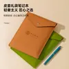Caderno de Negócios A5 Caderno Personalizado com Fivela de Couro Conjunto de Cadernos de Alto Valor Caixa de Presente Bloco de Notas