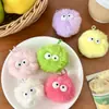 Porta-moedas de Pelúcia Desenho Animado, Chaveiro de Boneco Desenho Animado, Bolsa Portátil para Fones de Ouvido de Estudante, Pingente de Mochila Escolar, Pequeno Presente para Crianças