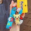 Llavero original de Cartonpo Kemeng con forma de pareja de Pikachu, llavero colgante para bolso de coche, adornos al por mayor