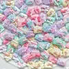 Fofo Mini tamanho Café Rosquinha Morango Laço Flor Resina Acessórios Arte de Unha Joias Brincos Material