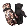 Luvas Quentes de Algodão para Homens e Mulheres, Adequadas para Esqui de Inverno, Ciclismo, Uso em Bicicleta Elétrica, à Prova de Vento, Forradas com Lã, Espessadas, Impermeáveis e Resistentes ao Frio para Motocicletas