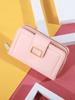 Design de Nicho 2025 Novo Verão Feminino Pequeno Fresco Exquisito Porta-Moedas Dobrável Bolsa para Cartão de Estudante Carteira Longa Feminina