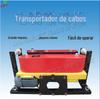 1.5KW fio e cabo transportador esteira rolante tipo cabo óptico trator cabo de transferência automática empurrando equipamento