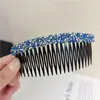 Novo grampo de franja com strass estilo coreano pente para cabelo quebrado temperamento versátil artefato para cabelo de menina grampo penteador
