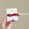 Versión Coreana Nuevo Pasador de Pelo de Dibujos Animados para Niña Clip para Flequillo de la Frente Lateral Lindo Rojo Pasador de Alto Nivel