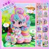 Pintura Diamante Princesa Sorvete com Moldura Kit de Material Artesanal DIY Infantil Adesivo Atacado Cristal