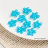 Estilo ins vidro de trabalhador leve doce colorido irregular furo grande flor pingente brincos DIY feitos à mão com contas acessórios de material