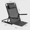 Silla respaldo cama plegable dormitorio dormitorio silla de ordenador silla de cama sin patas anciano reclinable ajustable
