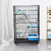 Gaiola para Gatos Doméstica Grande Casa para Gatos Camada Dupla Três Camadas Quatro Camadas Vila para Gatos Múltiplas Portas e Janelas Gaiola Dobrável para Gatos Gaiola para Animais de Estimação