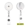 Porta-credencial retráctil popular transfronterizo con hebilla de extracción fácil, hebilla para tarjeta de identificación de marca de trabajo, colgante de insignia de identificación
