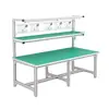 Mesa de Trabajo Antiestática de Aleación de Aluminio Fábrica Perfil de Aluminio Inspección Mantenimiento Mesa de Operación Taller Mesa de Empaque