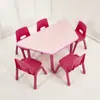 Mesas y sillas de tablero ignífugo para jardín de infantes al por mayor clase de entrenamiento educación temprana mesa elevable para niños mesa de escalera combinación de mesa de juego
