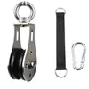 Acessórios para equipamentos de ginástica caseiros: suporte de polia, polia de plástico e liga de alumínio, máquina de cabos alta para puxada, suporte grande para fly