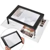 Lupa de Lectura de Página Completa A4 para Personas Mayores con 14 Luces LED para que las Personas Mayores Lean Libros y Periódicos Soporte de Mano para Colgar en el Cuello de Escritorio