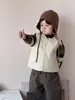 Ropa Infantil 2025 Otoño e Invierno Ropa Nueva para Bebé Chaleco de Algodón Estilo Coreano Ropa Infantil Chaleco para Niños Pantalones Casuales