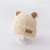 Gorro Infantil para Otoño e Invierno, Lindo y Adorable Gorro de Lana Tejida para Niños, Grueso y Cálido con Protección para los Oídos a Prueba de Viento para Niñas