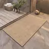 Alfombrilla de baño de alta gama en estilo wabi-sabi japonés, absorbente de agua y antideslizante, resistente a la suciedad y duradera, alfombrilla de suelo de tierra de diatomeas