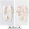 Jq Jingqi Mameluco de Bebé Otoño Algodón Puro Ropa para Recién Nacidos Monos de Mariposa Atuendo Estilo Monje para Casa