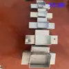 Conectores de Tubo Cuadrado sin Soldadura, Accesorios para Estanterías, Sujetadores, Uniones, Estanterías de Exhibición de Ensamblaje de Tubo Cuadrado Galvanizado